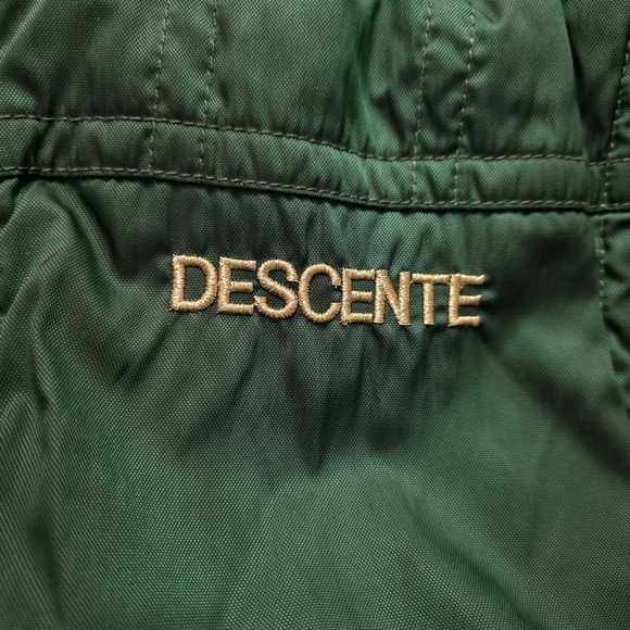 Vintage Descente Dark Green Ski Vest. L - Picture 3 of 12